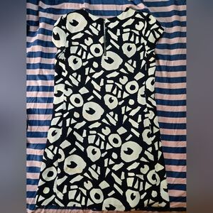Loft Geo shape design a-line dress